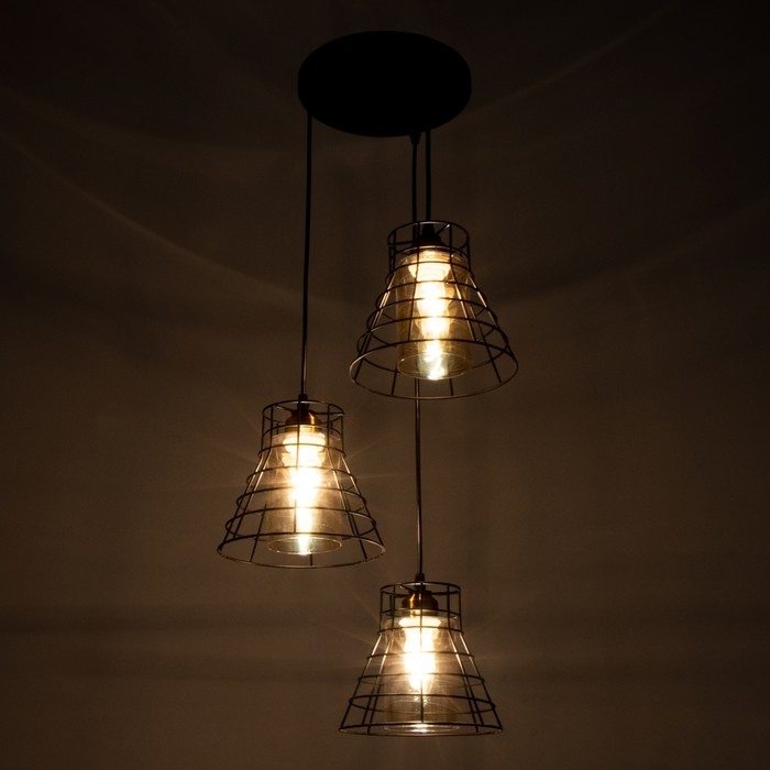 Светильник BayerLux Светильник BayerLux "Румпи" 3хЕ27 40Вт чёрный