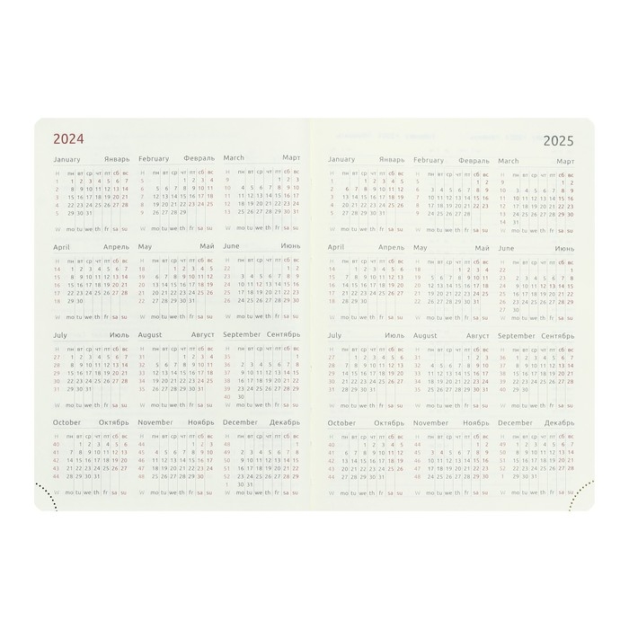 Ежедневник датированный 2024 A5 176 листов, deVENTE.Grande, твёрдая обложка из искусственной кожи, тиснение фольгой, ляссе, кремовый блок 70 г/м2, чёрный