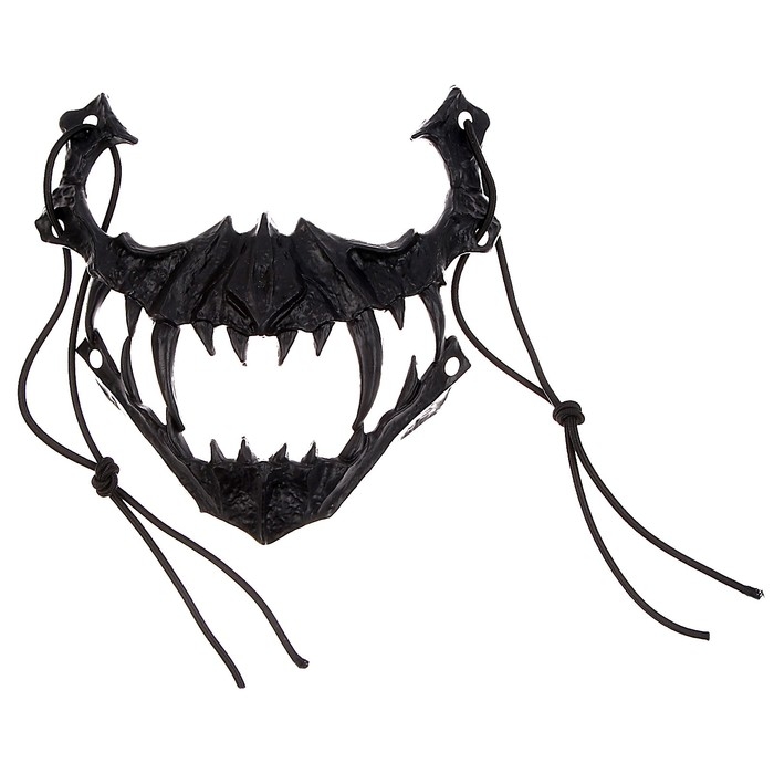 Маска «Челюсть дракона» цвет чёрный Маска «Челюсть дракона» цвет чёрный