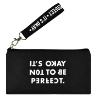 Пенал мягкий, 1 отделение, 100 х 195 мм, плоский, светоотражающий элемент, Феникс "Твои правила" чёрный 64975 Пенал мягкий, 1 отделение, 100 х 195 мм, плоский, светоотражающий элемент, Феникс "Твои правила" чёрный 64975