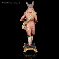 Сувенир полистоун "Английский шарж-Бульдог барабанщик с часами" 39х12х14,5 см Сувенир полистоун "Английский шарж-Бульдог барабанщик с часами" 39х12х14,5 см