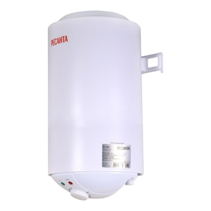 Водонагреватель Водонагреватель "Ресанта" ВН-15КН, накопительный, 2000 Вт, 15 л, белый