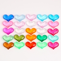 Сердечки пластиковые декоративные, набор 25 шт., размер 1 шт. — 3 × 3,5 см, цвет МИКС Сердечки пластиковые декоративные, набор 25 шт., размер 1 шт. — 3 × 3,5 см, цвет МИКС