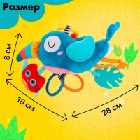 Подвеска мягкая «Птички», на кроватку и коляску Подвеска мягкая «Птички», на кроватку и коляску