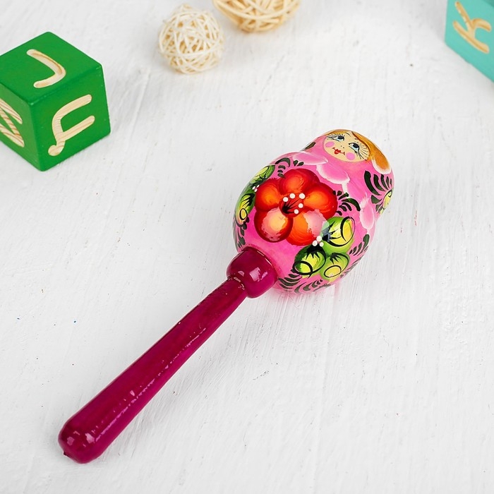 Погремушка на палочке &laquo;Девочка&raquo;, МИКС