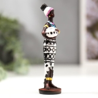 Сувенир "Женщина Африки с блюдом" 15,5&times;5&times;4 см, МИКС