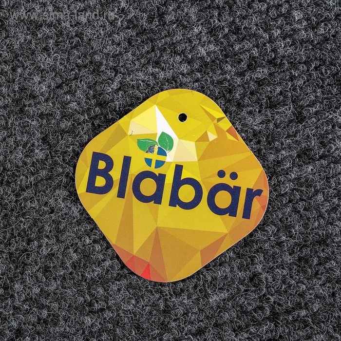 Коврик придверный влаговпитывающий Tuff, 60&times;90 см, цвет серый