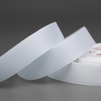 Лента репсовая, 25 мм, 23 &plusmn; 1 м, цвет белый №01