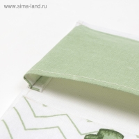 Кармашек текстильный "Счастье есть" 3 отделения, 20х56 см Кармашек текстильный "Счастье есть" 3 отделения, 20х56 см