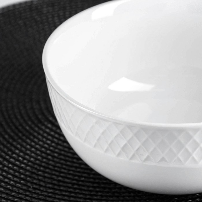 Салатник фарфоровый Wilmax &laquo;Юлия Высоцкая&raquo;, 1,3 л, d=18 см, цвет белый