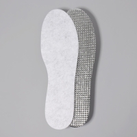 Стельки для обуви, утеплённые, универсальные, 25-46 р-р, 29 см, пара, цвет серый Стельки для обуви, утеплённые, универсальные, 25-46 р-р, 29 см, пара, цвет серый