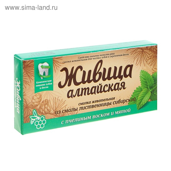 Живица &laquo;Алтайская&raquo; с пчелиным воском и мятой