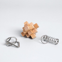 Головоломка металлическая &laquo;Загадки первооткрывателей&raquo;, набор 3 шт.