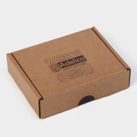 Подарочный набор деревянной посуды Adelica &laquo;Для тебя&raquo;, тарелка 20&times;17 см, подставка под горячее и телефон, берёза