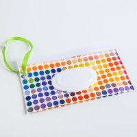 Контейнер для салфеток с петелькой «Кружочки» Контейнер для салфеток с петелькой «Кружочки»