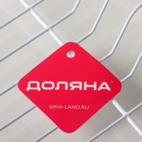 Сушилка для посуды Доляна, 47,5×32×9 см, цвет белый Сушилка для посуды Доляна, 47,5×32×9 см, цвет белый