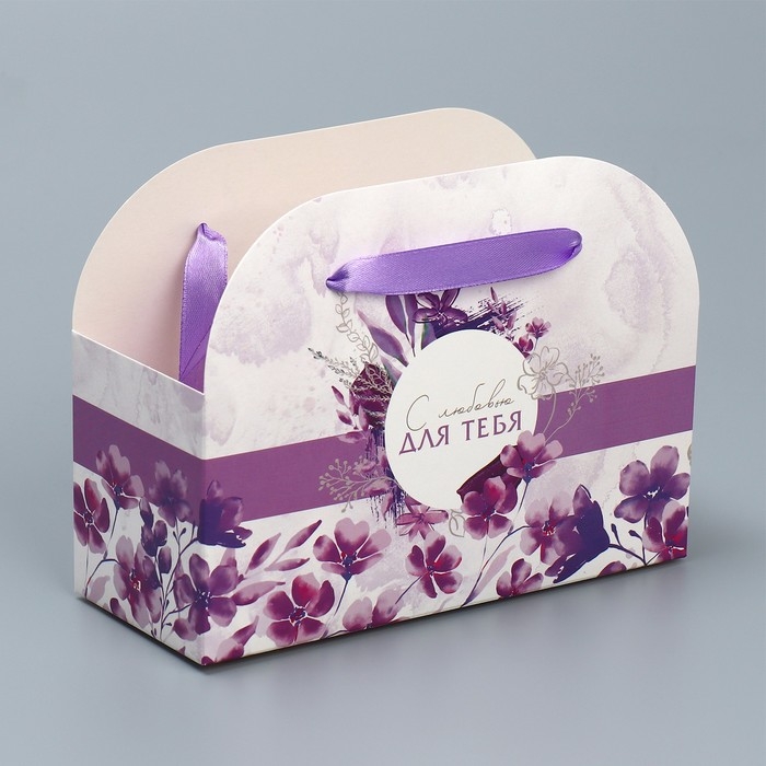 Переноска для цветов складная «Прованс», 17 × 13 × 7 см Переноска для цветов складная «Прованс», 17 × 13 × 7 см