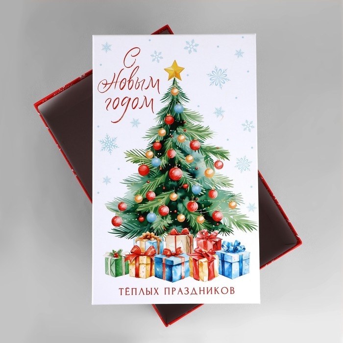 Коробка подарочная &laquo;Тёплых праздников&raquo;, 32.5 х 20 х 12.5 см, Новый год