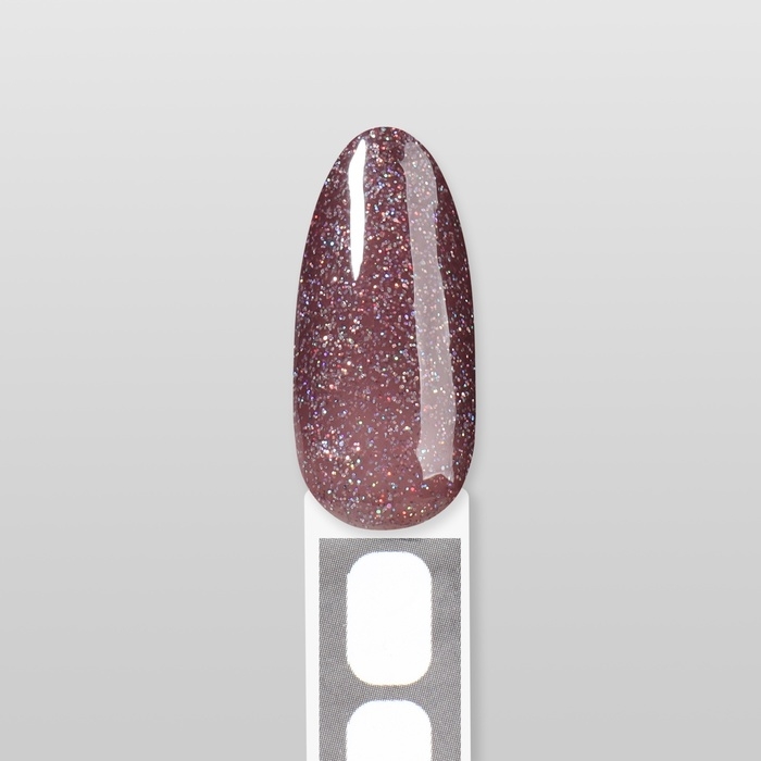 Гель лак для ногтей &laquo;NUDE COLOR GLOW&raquo;, 3-х фазный, 10 мл, LED/UV, цвет фиолетовый (28)