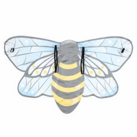 Карнавальные крылья на резинках &laquo;Озорная пчёлка&raquo;, 60 &times; 100 см