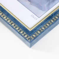 Фоторамка пластик "Камея" 10x15 см, бирюза Фоторамка пластик "Камея" 10x15 см, бирюза