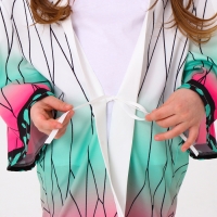 Карнавальное хаори &laquo;Демонический клинок&raquo;, рост 98-152 см, цвет белый