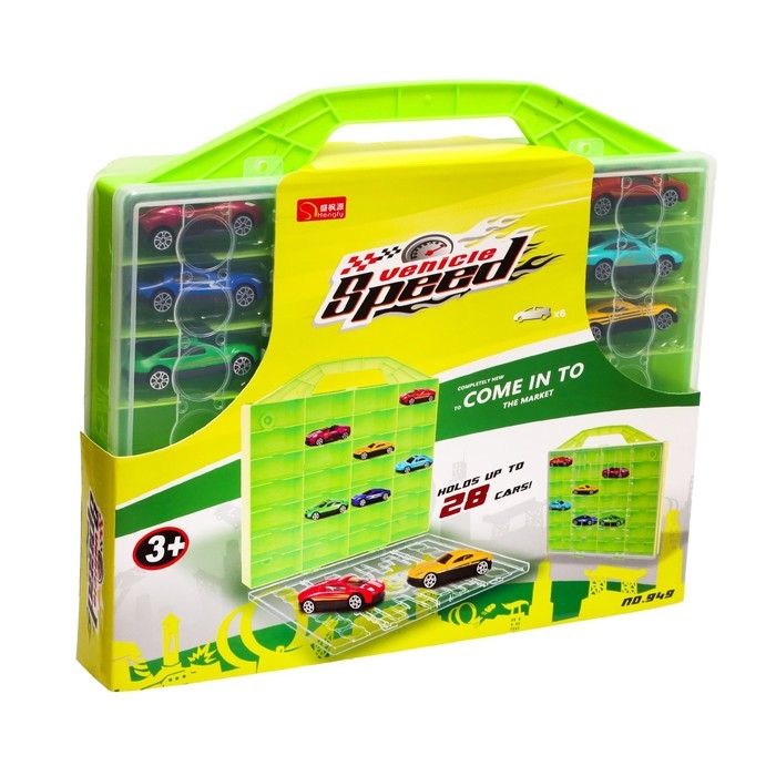 Игровой набор «Город», кейс, 6 металлических машинок Игровой набор «Город», кейс, 6 металлических машинок