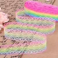 Кружево капроновое &laquo;Радуга нежная&raquo;, 28 мм &times; 10 &plusmn; 1 м, цвет разноцветный №2