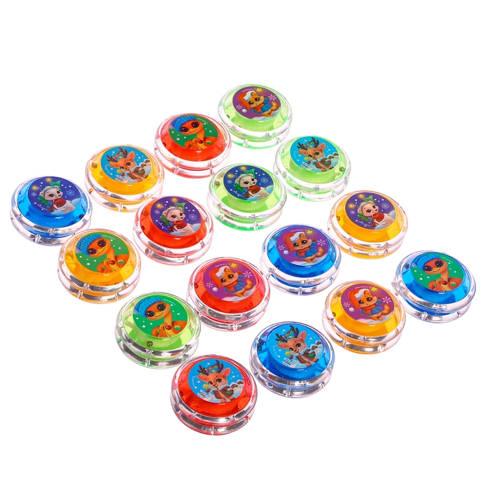 Йо-Йо «Веселый Новый год», змейка, d= 5,5 см Йо-Йо «Веселый Новый год», змейка, d= 5,5 см