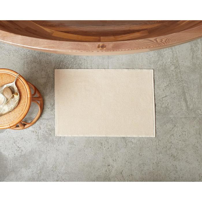 Коврик махровый Коврик махровый "Этель" Organic Beige 50х70 см, 100% хл, 550гр/м2