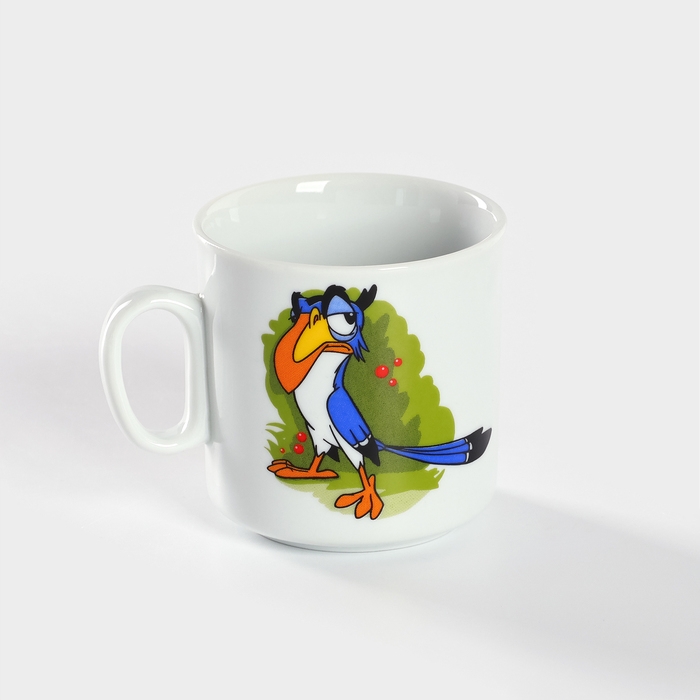 Кружка фарфоровая &laquo;Лесовичок&raquo;, 200 мл, рисунок микс