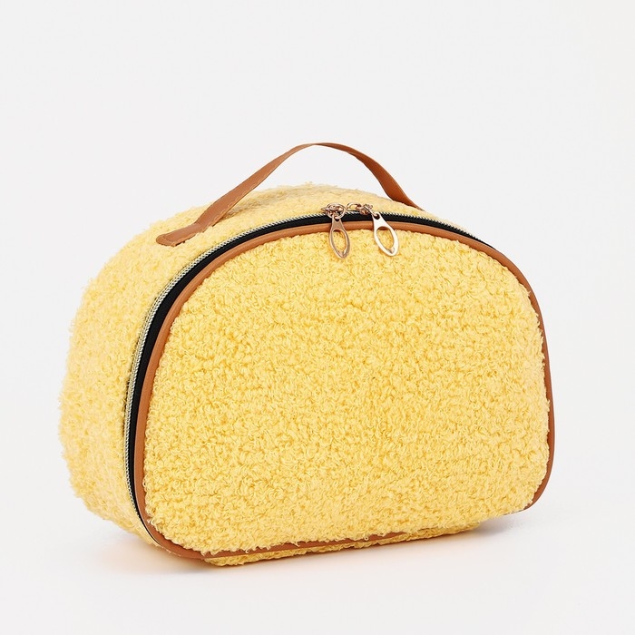 Косметичка на молнии, цвет жёлтый Косметичка на молнии, цвет жёлтый