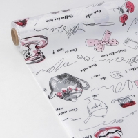 Клеёнка на стол Доляна &laquo;Чай&raquo;, на нетканой основе, ширина 137 см, толщина 0,2 мм, рулон 20 м