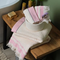 Полотенце махровое Love Life &laquo;Бриз&raquo; 50х80 см, розовый, 100% хл, 500 гр/м2