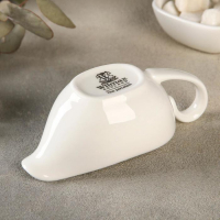 Соусник фарфоровый Wilmax, 100 мл, 13&times;6&times;5 см, цвет белый