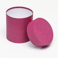 Набор шляпных коробок 5 в 1 "Фуксия", 20 &times; 20 &times; 20‒13,5 &times; 13,5 &times; 13,5 см