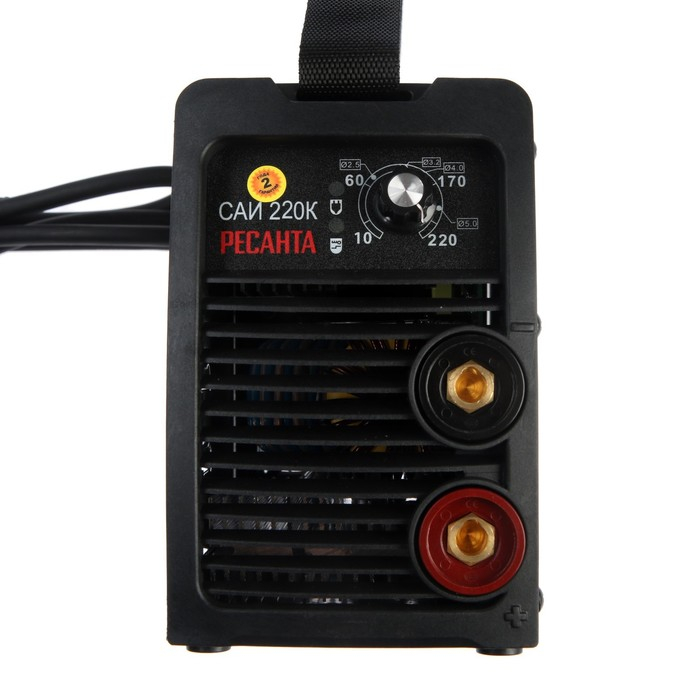 Сварочный аппарат инверторный Сварочный аппарат инверторный "Ресанта" САИ220К, 8 кВт, 10-220 А,