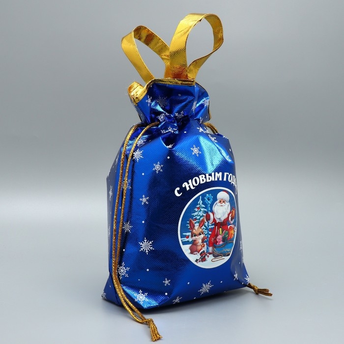 Пакет-мешок из нетканного материала «Новый год», 25 х 32 см, Новый год Пакет-мешок из нетканного материала «Новый год», 25 х 32 см, Новый год