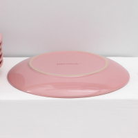 Набор тарелок керамических Доляна «Пастель», 18 предметов: 6 тарелок d=19 см, 6 тарелок d=27 см, 6 мисок d=19 см, цвет розовый Набор тарелок керамических Доляна «Пастель», 18 предметов: 6 тарелок d=19 см, 6 тарелок d=27 см, 6 мисок d=19 см, цвет розовый