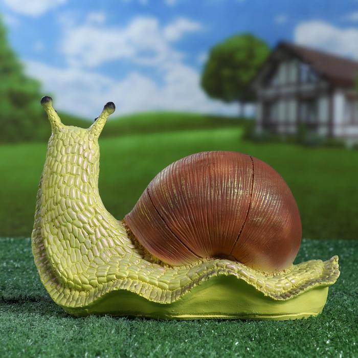 Садовая фигура Садовая фигура "Улитка ползет" 25х14х15см