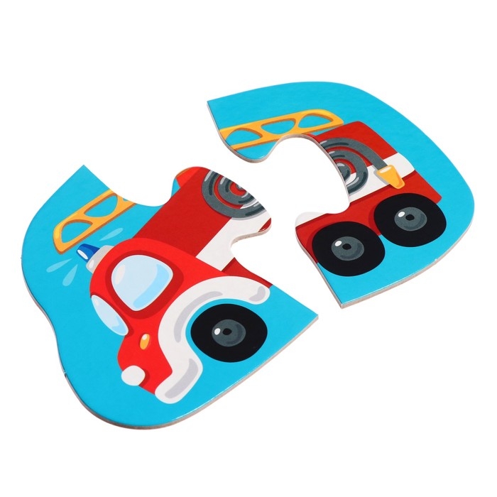 Пазлы-контуры «Транспорт», половинки Пазлы-контуры «Транспорт», половинки