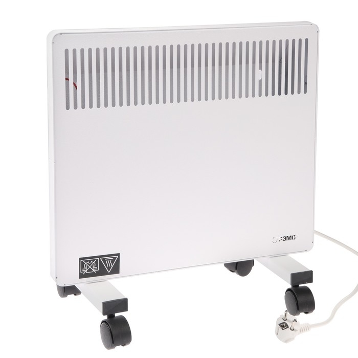 Обогреватель РЭМО СБ-1000.1 W, конвекторный, настенный/напольный, 1000 Вт, 15 м&sup2;, белый