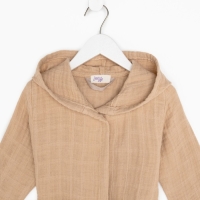 Халат детский муслиновый LoveLife (5 лет, рост 110-116 см), цвет пудровый, 100% хлопок, 235 гр/м2 Халат детский муслиновый LoveLife (5 лет, рост 110-116 см), цвет пудровый, 100% хлопок, 235 гр/м2