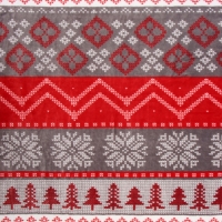 Плед LoveLife &laquo;Новогодний узор&raquo; 180х200 см,100% п/э, велсофт 280 гр/м2