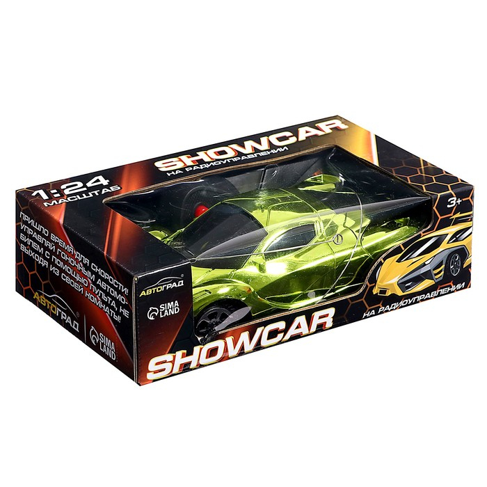 Машина радиоуправляемая &laquo;Шоукар&raquo;, работает от батареек, цвет зелёный
