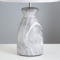 Настольная лампа "Лаена" E14 40Вт серый 22,5х22,5х37 см RISALUX