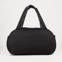 Сумка спортивная на молнии с подкладкой, наружный карман, средний размер, цвет чёрный Сумка спортивная на молнии с подкладкой, наружный карман, средний размер, цвет чёрный