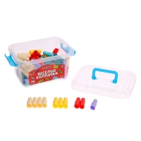 Конструктор &laquo;Весёлые колпачки&raquo;, 56 деталей