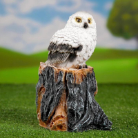 Садовая фигура "Совенок на пеньке" 27см Садовая фигура "Совенок на пеньке" 27см