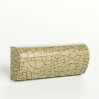 Футляр для очков на хлопушке, длина 15,5 см, цвет хаки